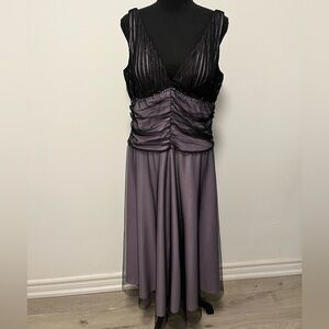 Lavender evening gown